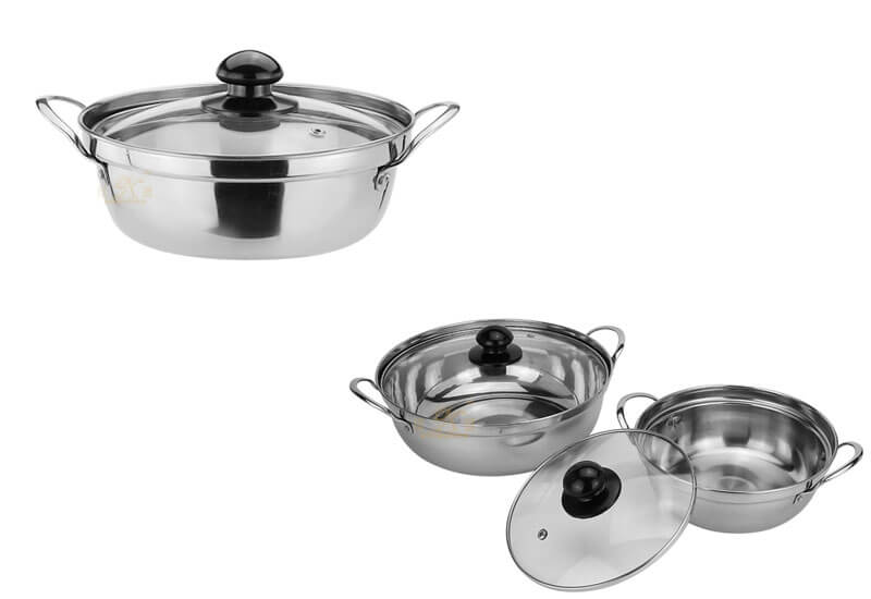 steel pan factory stainless cookware manufacturer