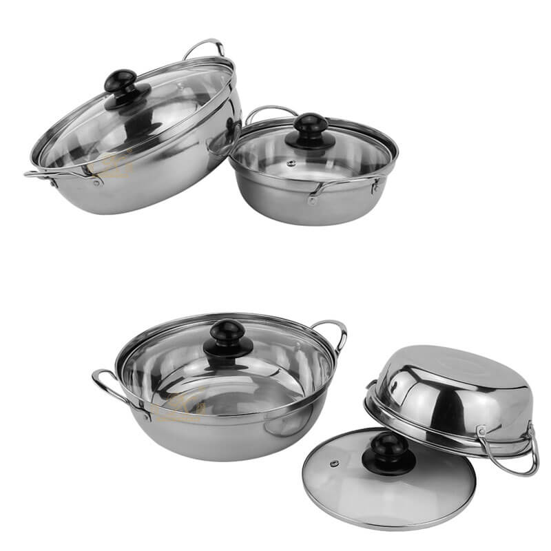 steel pan factory stainless cookware supplier