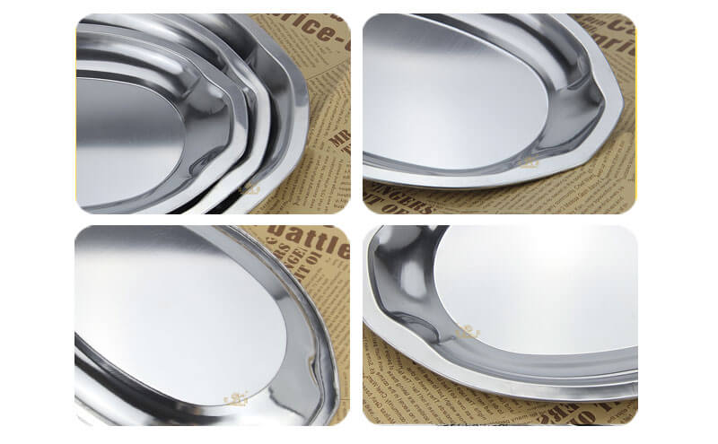 oval plate OEM fish plate wholesale