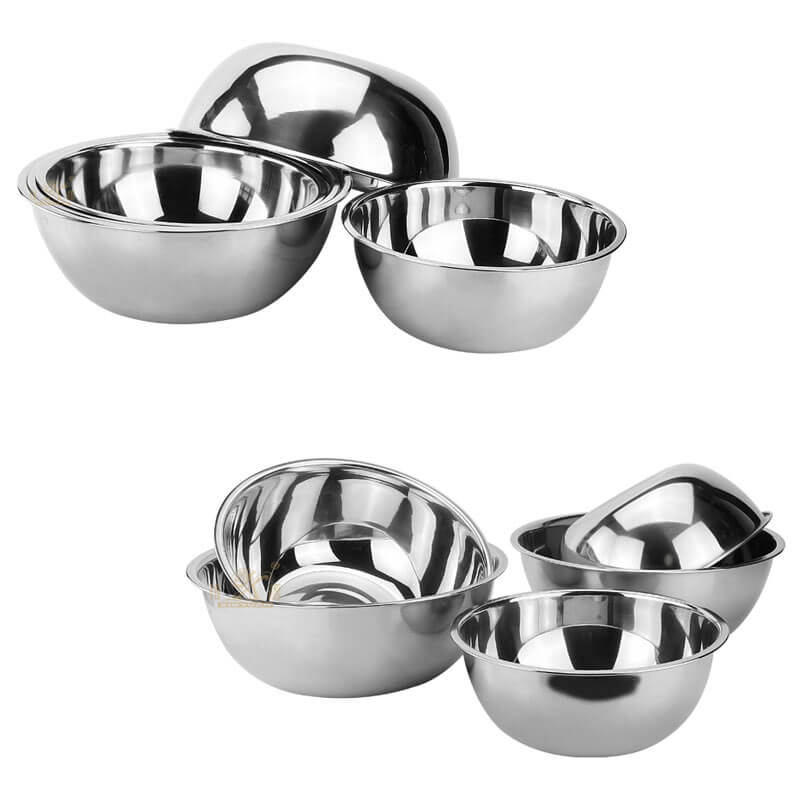 extra large bowl OEM steel mixing bowl set supplier