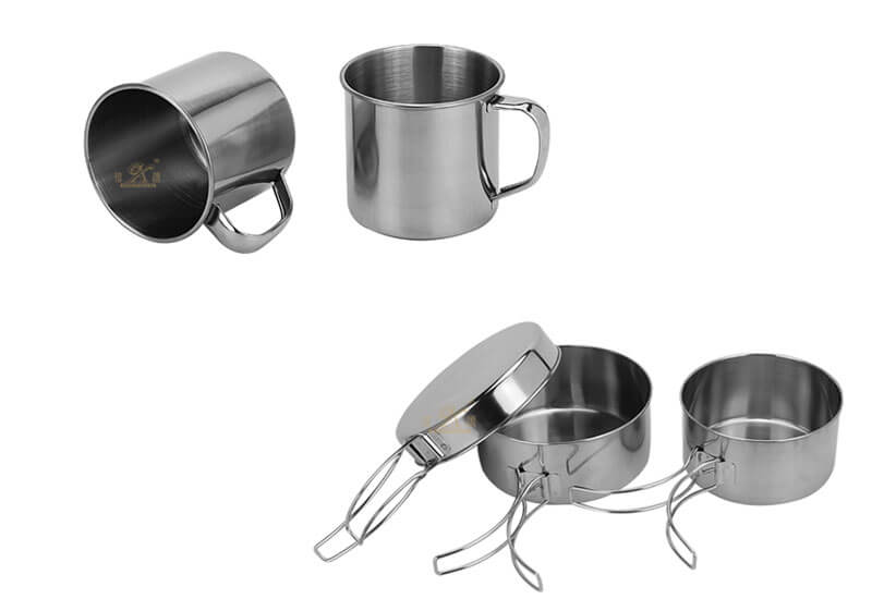 tea mug lunch OEM 8pcs cooking pot set manufacturer