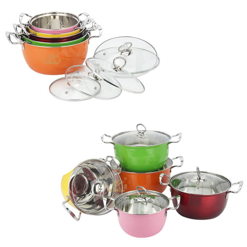 green pots and pans factory good pots and pans set supplier