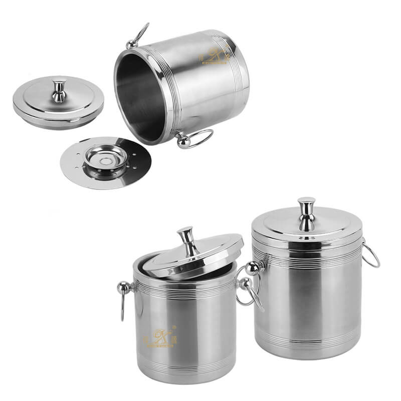 silver ice bucket export wine cooler bucket supplier