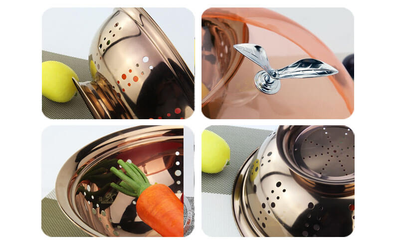 kitchen basket price OEM stainless steel strainer manufacturers wholesale