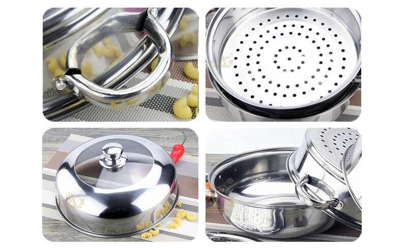 kitchen pots factory steel cookware wholesale