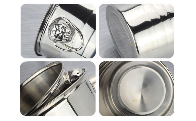 large ice bucket OEM steel ice bucket wholesale