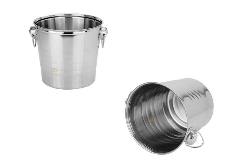 large ice bucket OEM steel ice bucket manufacturer