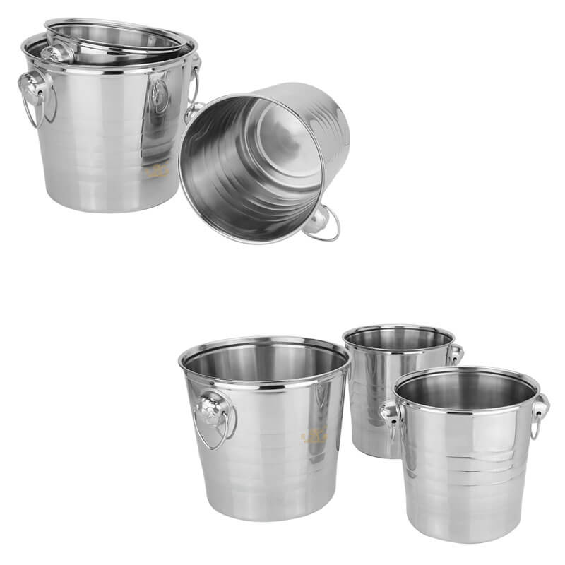 large ice bucket OEM steel ice bucket supplier