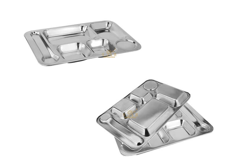 large metal tray OEM food tray manufacturer