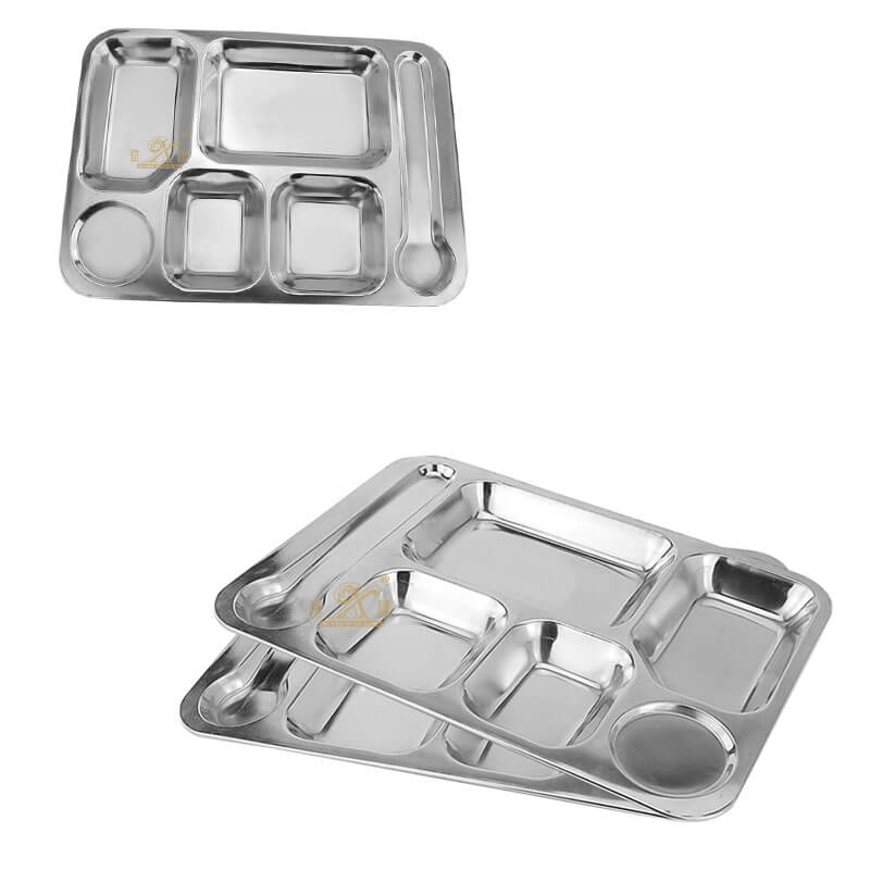 large metal tray OEM food tray supplier