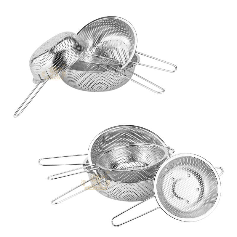 big colander OEM dipping baskets stainless steel supplier