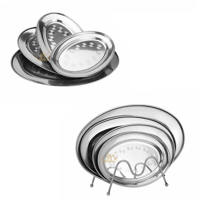 oval tray wholesale stainless steel serving trays supplier