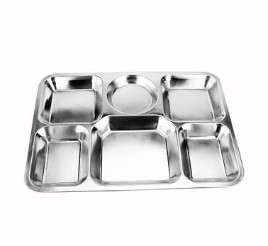 white serving tray OEM stainless steel platefactory