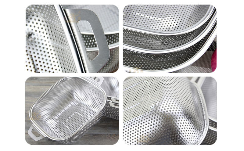 salad basket OEM steel strainer manufacturer