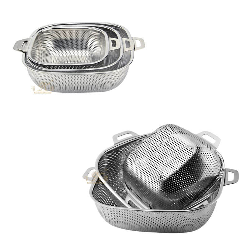 salad basket OEM steel strainer wholesale