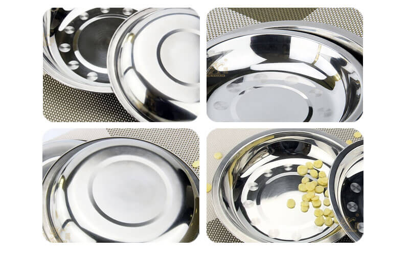 stainless steel round plate wholesale dinner plate dish wholesale