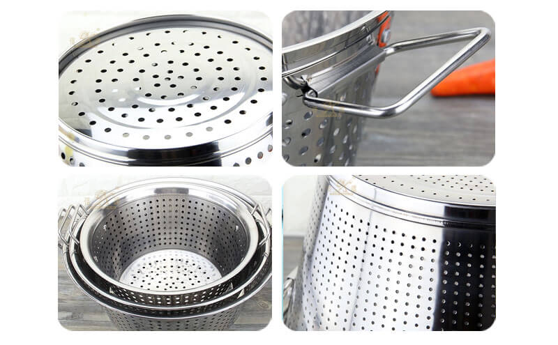 stainless steamer basket OEM ss kitchen basket manufacurer