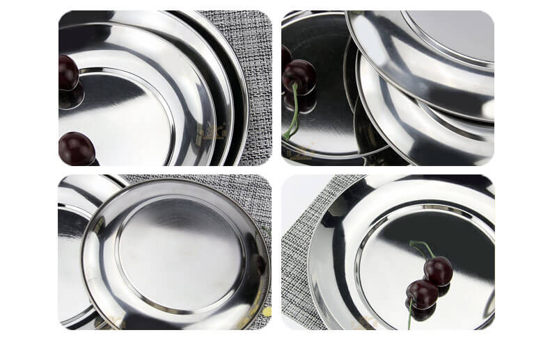 stainless steel dinner tray wholesale plates manufacturer