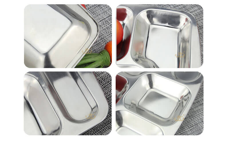 tray stainless OEM metal dinner plates wholesale