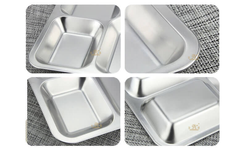 school lunch tray OEM plate stainless steel wholesale