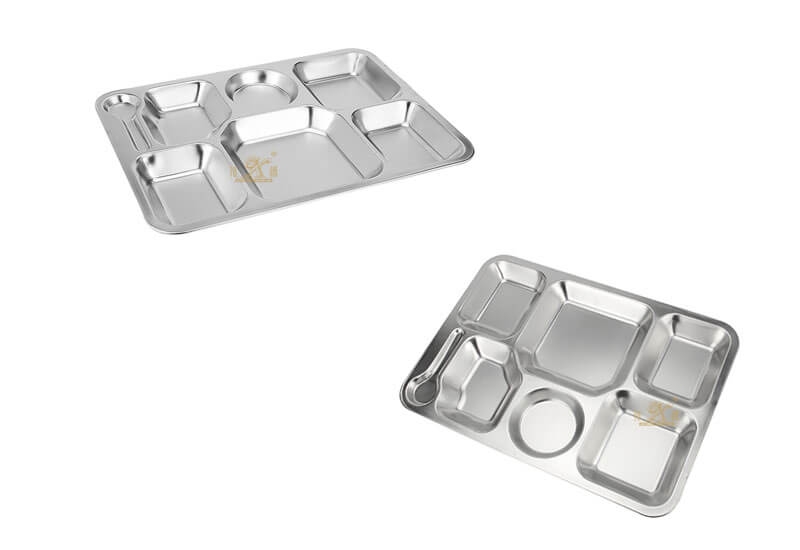 school lunch tray OEM plate stainless steel manufacturer