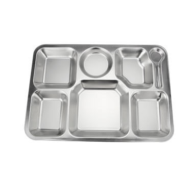 school lunch tray OEM plate stainless steel factory