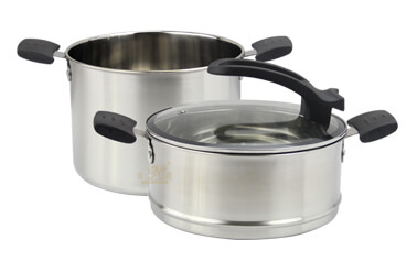 Steamer Cooker Pot Set factory stainless steel skillet impoet