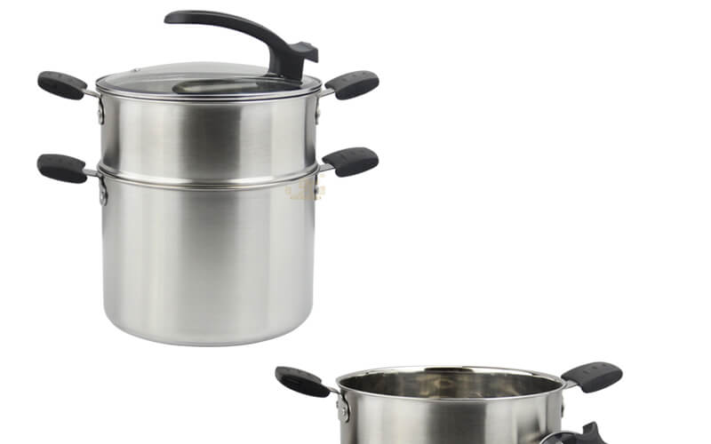 Steamer Cooker Pot Set factory stainless steel skillet price