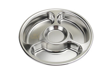 lunch tray OEM circular tray import