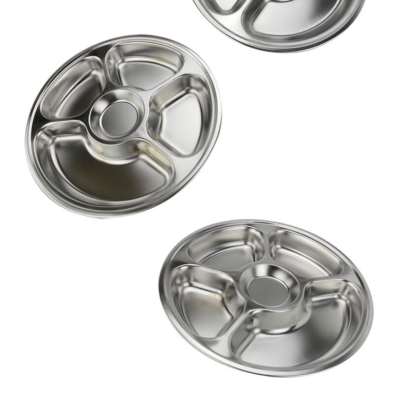 stainless food tray wholesale divided serving tray manufacturer