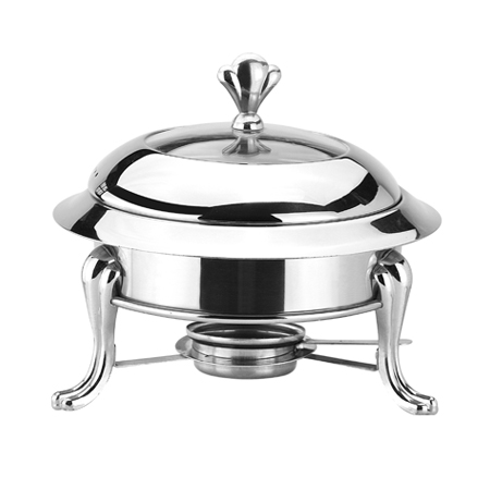 Perfect party －stainless steel round chafing dish