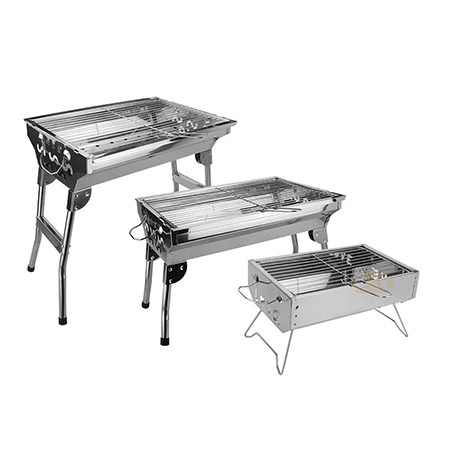 How to clean the stainless steel portable barbecue grill?