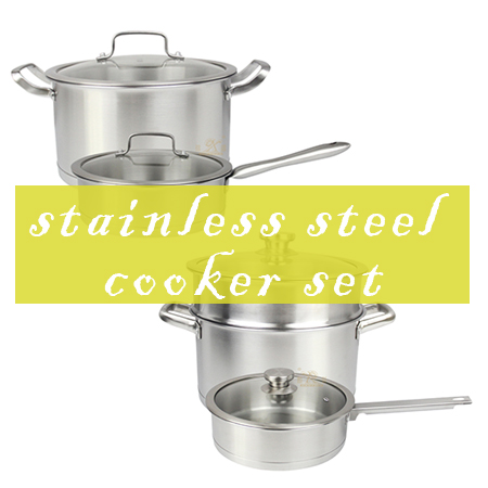 Are you looking for a stainless steel cooker set?