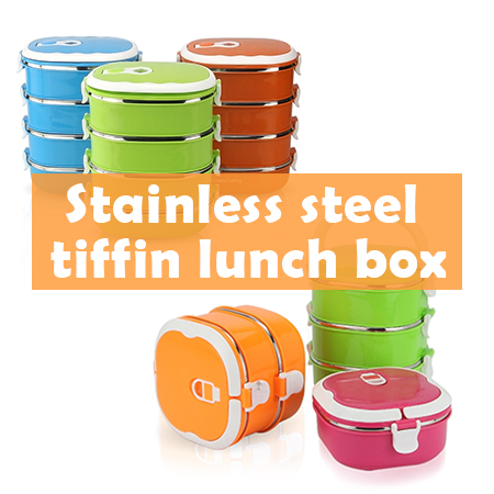 Do you have a stainless steel tiffin lunch box for food storage?