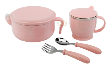 spoon fork bowl cup set supplier infant bowl cup 4pcs supplier