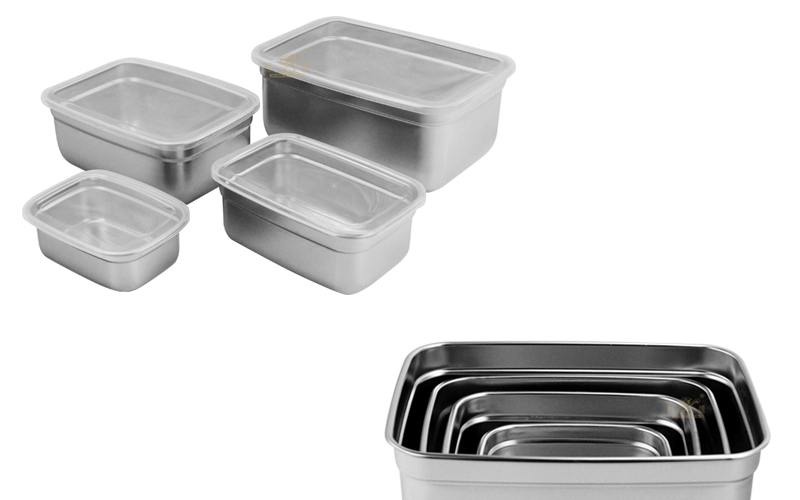 metal food container set export